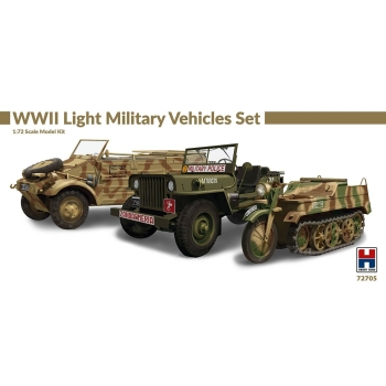 WWII Light Military Vehicles Set (72705)