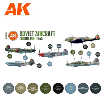 Soviet Aircraft Colors 1941-1945 (11741) - 8 farb