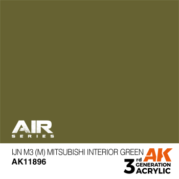 IJN M3 (M) MITSUBISHI INTERIOR GREEN (11896) - 17ml