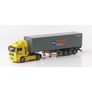 MAN TGA LX container semitrailer "Deisser/P&O" (149150)