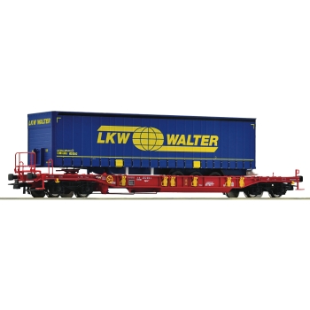 Platforma DB z naczepą samochodową LKW Walter (76233) - ep.VI