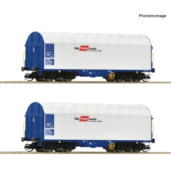 Zestaw dwóch wagonów OBB, Rail Cargo Austria (6680007) - ep.VI