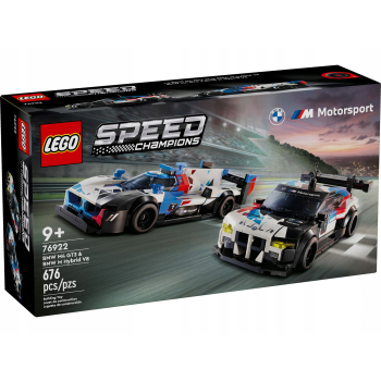 Lego SPEED CHAMPIONS BMW M4 GT3 & BMW M HYBRID V8 (76922)