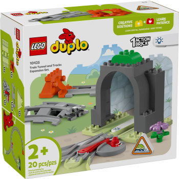 Lego DUPLO Tunel i tory kolejowe — zestaw rozszerzający (10425)