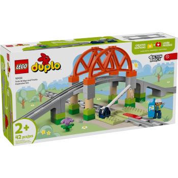 Lego DUPLO Most i tory kolejowe — zestaw rozszerzający (10426)